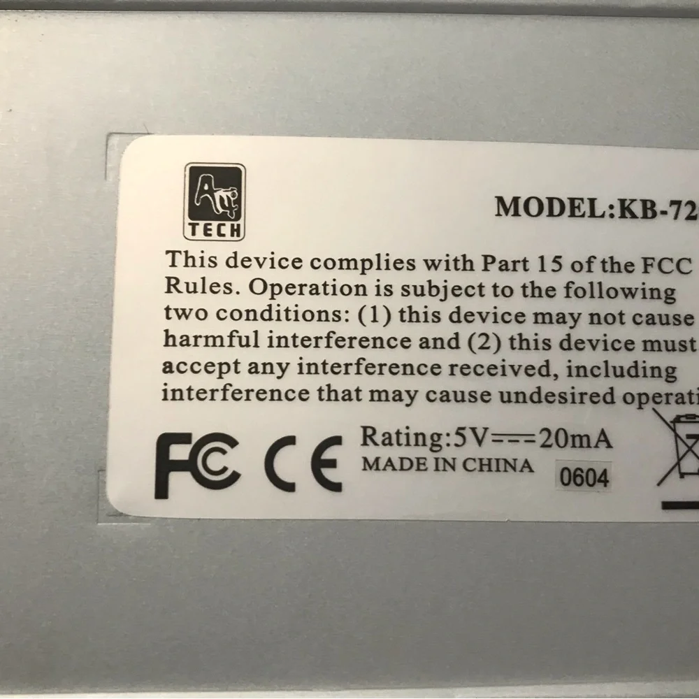 TECH keyboard used good condition
